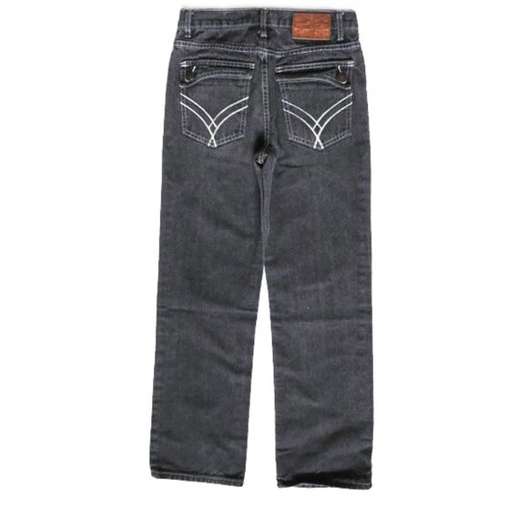 Boys 1688 Revolution Jeans Charcoal Grey W16/L28 - Picture 3 of 4